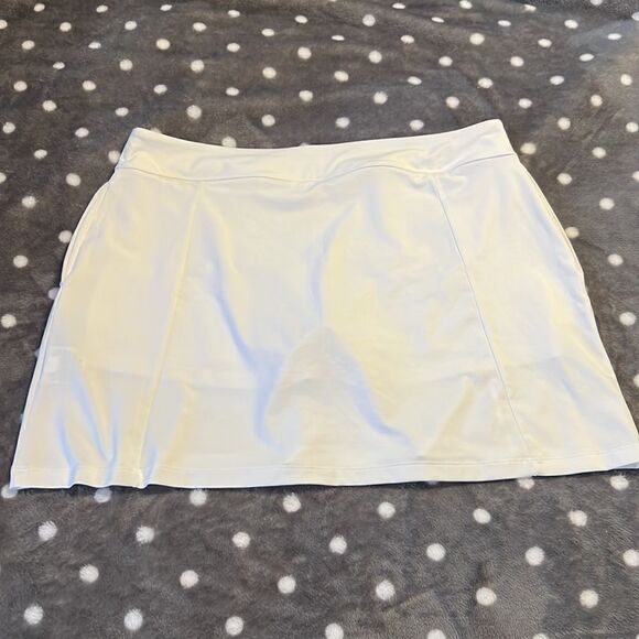NIKE DRI-FIT White Tennis Skirt - Size XL - Picture 9 of 10